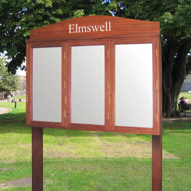Post Mounted Church Noticeboards & Parish Noticeboards - Church ...